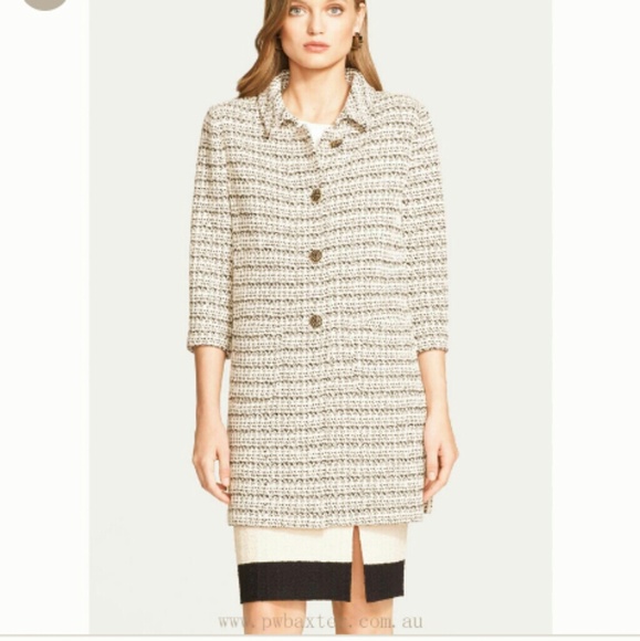 St. John Jackets & Blazers - St. John knit tweed long jacket